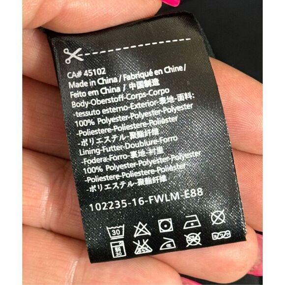 Scotch & Soda Maison Scotch Clubhouse Royals Black Midi True Wrap Over Dress PS - Picture 7 of 13